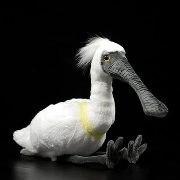 Realistic Eurasian Spoonbill Stuffed Animal Plush Toy